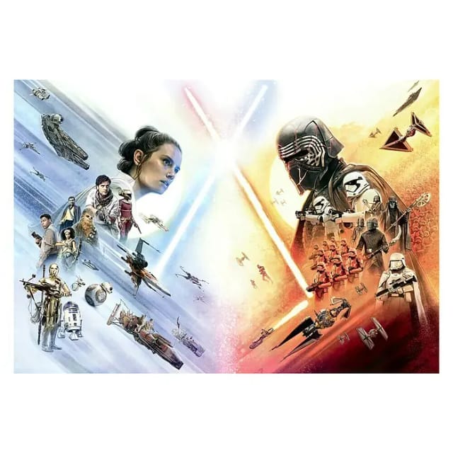 KOMAR Papiertapete »EP9 Movie Poster Wide«, Breite: 368 cm, inkl. Kleister - bunt
