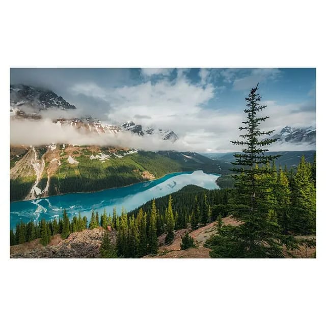 KOMAR Vliestapete »Wonderland Canada«, Breite 450 cm, seidenmatt - bunt