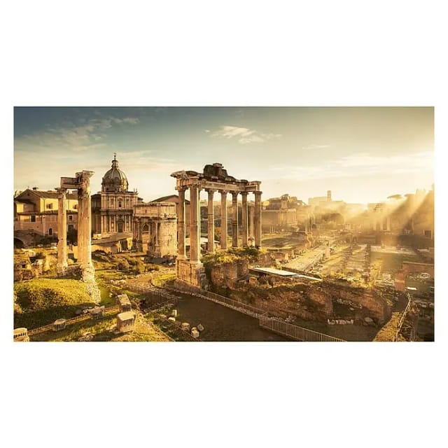 KOMAR Vliestapete »Forum Romanum«, Breite 500 cm, seidenmatt - bunt