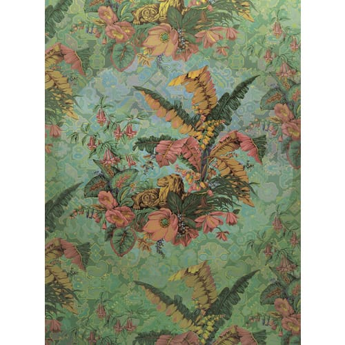 KOMAR Vliestapete »Orient Rose«, Breite 200 cm, seidenmatt - bunt