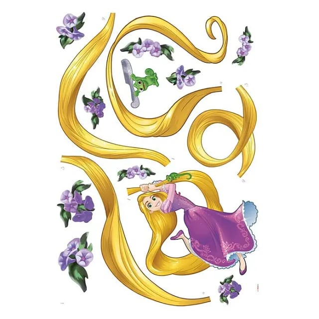KOMAR Dekosticker »Rapunzel«, BxH: 100 x 70 cm - bunt