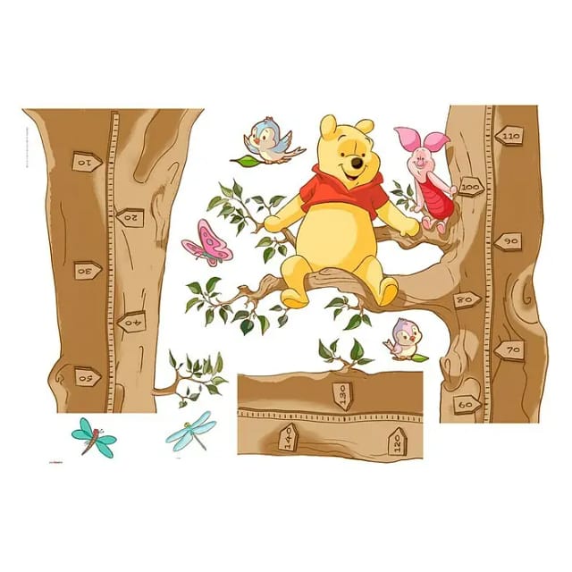 KOMAR Dekosticker »Winnie The Pooh Size«, BxH: 100 x 70 cm - bunt