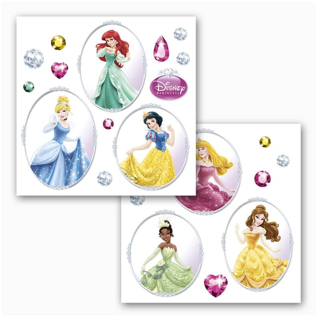 KOMAR Windowsticker »Disney Princess«, BxH: 31 x 31 cm - bunt