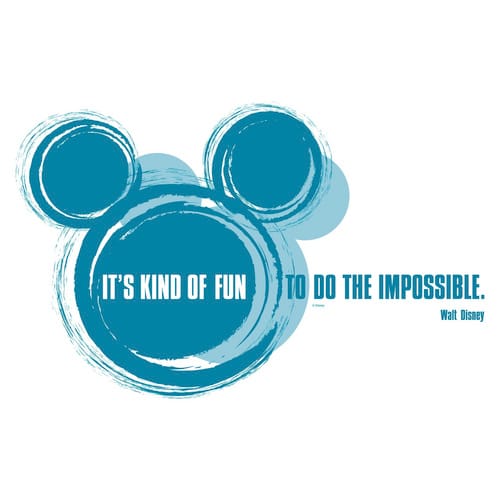 KOMAR Dekosticker »Disney Its kind of fun«, BxH: 50 x 70 cm - bunt