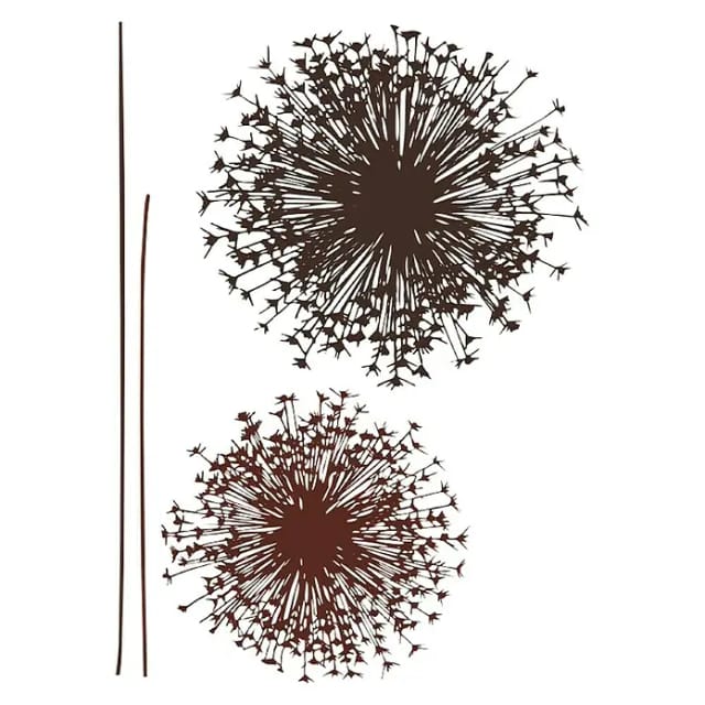 KOMAR Dekosticker »Pusteblume«, BxH: 50 x 70 cm - bunt