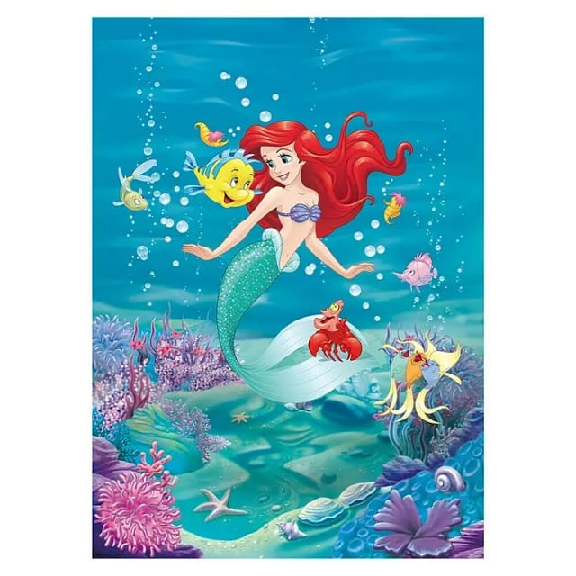 KOMAR Papiertapete »Ariel Singing«, Breite 184 cm - bunt
