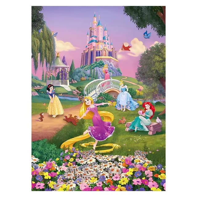 KOMAR Papiertapete »Disney Princess Sunset«, Breite 184 cm - bunt