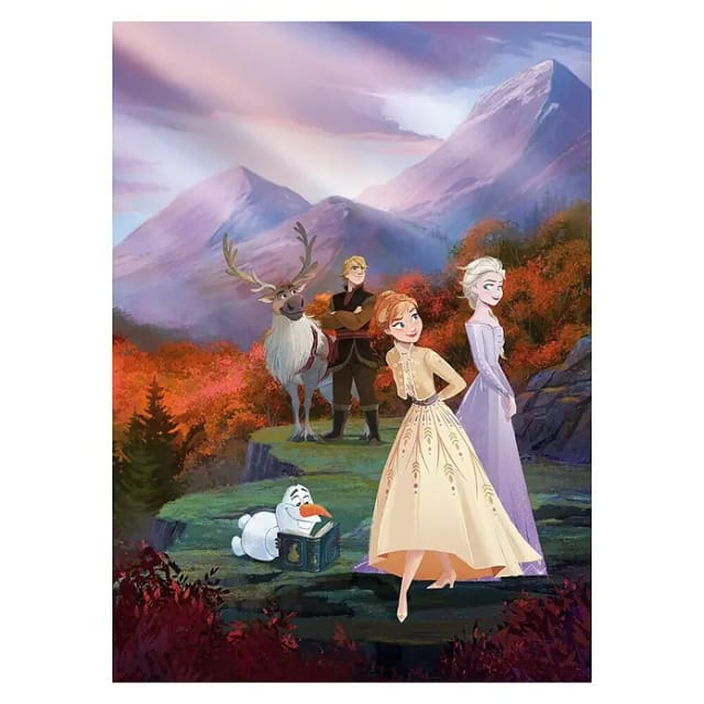 KOMAR Papiertapete »Frozen spring is coming«, Breite: 184 cm, inkl. Kleister - bunt