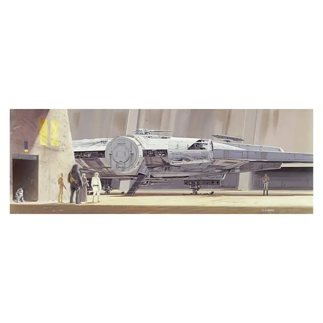 KOMAR Papiertapete »Classic RMQ MilleniumFalcon«, Breite: 368 cm, inkl. Kleister - bunt