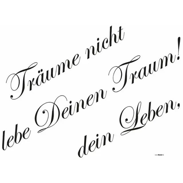 KOMAR Dekosticker »Träume«, BxH: 50 x 70 cm - bunt