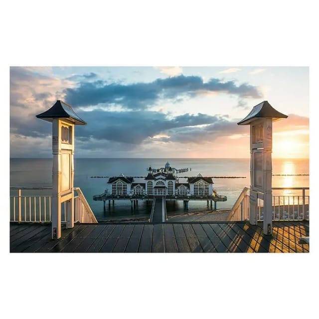 KOMAR Vliestapete »Magisches Sellin«, Breite 450 cm, seidenmatt - bunt