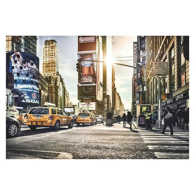 KOMAR Vliestapete »Square«, Breite: 368 cm, inkl. Kleister - bunt