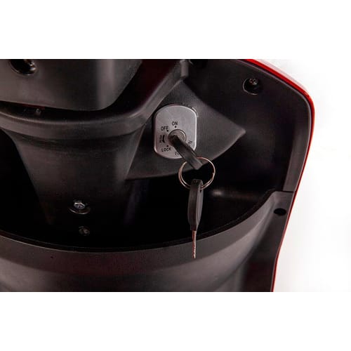 GREENSTREET Elektromobil »E-Mover«, max. 20 km/h, Reichweite: 50 km, weinrot