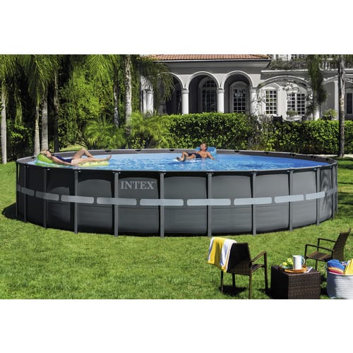 INTEX Rundpool »Ultra Rondo XTR«, Rund, BxH: 732x132 cm, dunkelgrau