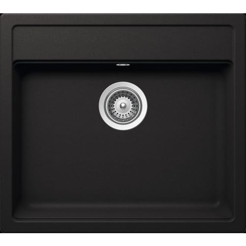 SCHOCK Küchenspüle, Nemo N-100 Nero, Granit | Komposit | Quarz, 57 x 51 - grau