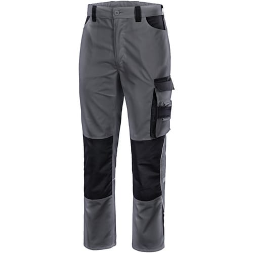 safety and more Latzhose »EXTREME«, grau/schwarz, Polyester/Baumwolle, Gr. XXXL