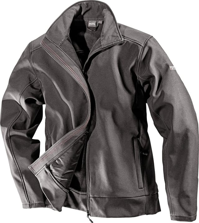 safety and more Softshell-Jacke, Polyester | Elastan, Schwarz, S