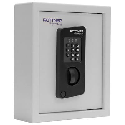 Rottner Tresor Tresor, (BxHxT): 24,5 x 30 x 11 cm - grau