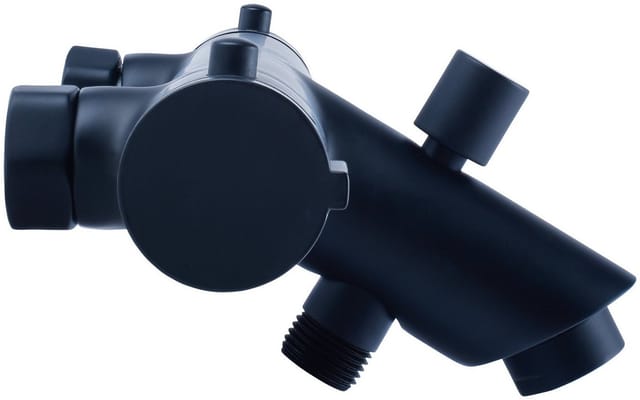 CORNAT Wannenthermostat »NOIR«, aus Messing, Ausladung 156 mm - schwarz