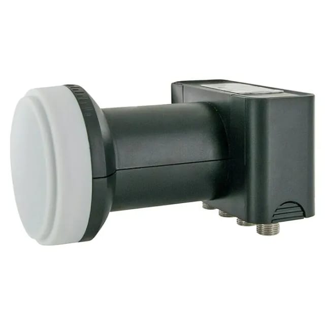 SCHWAIGER LNB, DIGITALES QUAD-LNB, Hellgrau