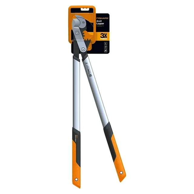 FISKARS Astschere »PowerGear X«, Klingenlänge: 6 mm, Stahl - schwarz
