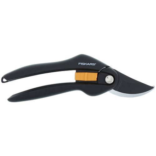 FISKARS Bypass-Gartenschere »SingleStep«, Klinge aus Stahl - schwarz