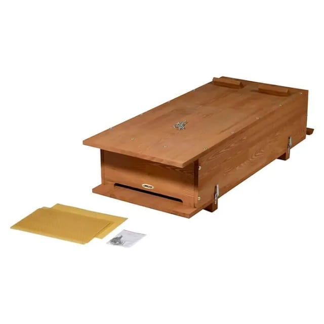 DOBAR Dobar Bienenkiste für Honig-Bienen zum Imkern - beige
