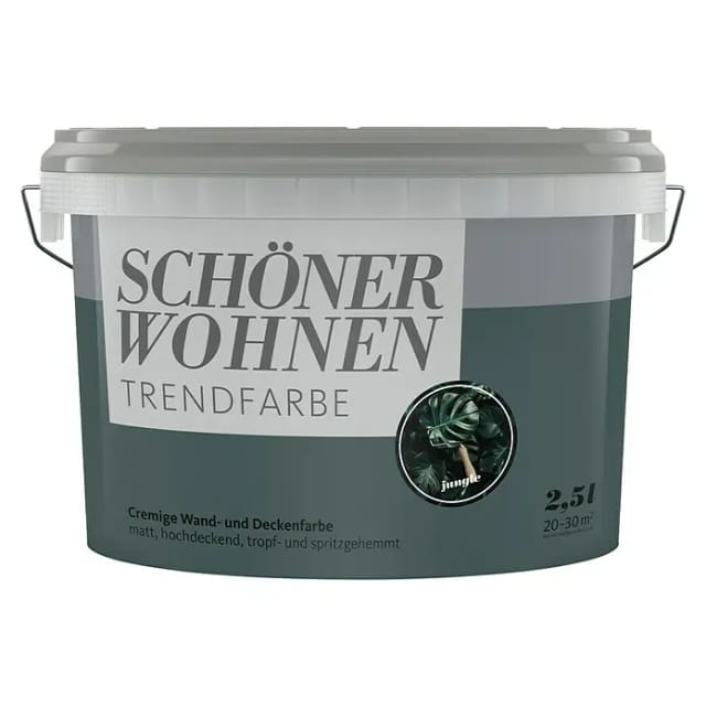 SCHÖNER WOHNEN FARBE Dispersionsfarbe »Trendfarben«, Jungle, matt - gruen