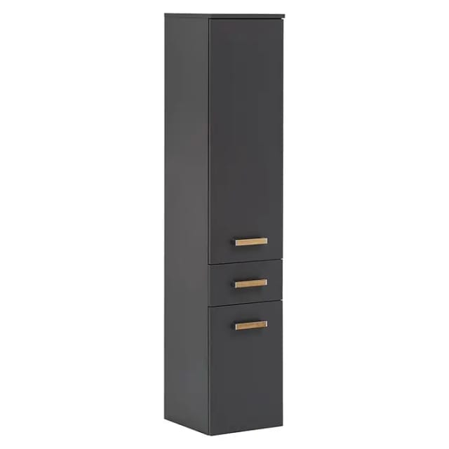 SCHILDMEYER Hochschrank »Duo«, BxHxT: 32,7 x 160 x 35,3 cm - schwarz