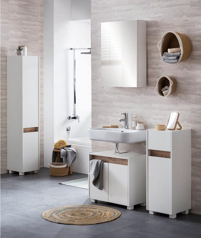 SCHILDMEYER Seitenschrank »Cosmo«, BxHxT: 30,2 x 84,8 x 33 cm - weiss