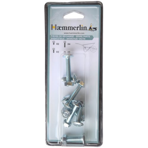 Hæmmerlin Schraubensatz, 8 mm mm, Stahl, 8 x mm - silberfarben