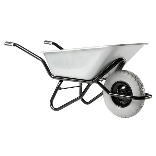 Hæmmerlin Schubkarre »Clipso«, aluminium, , 120 l - silberfarben