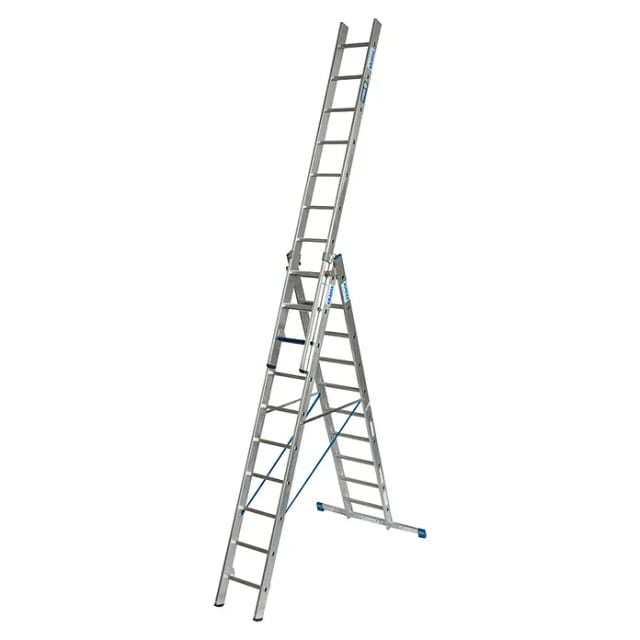 KRAUSE Vielzweckleiter »STABILO + S«, 10 Stufen, Aluminium - silberfarben