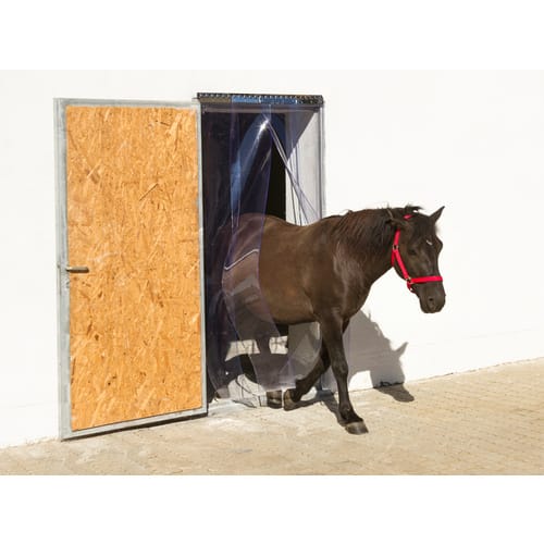 KERBL Streifen-Vorhang, BxS: 200 x 3 mm, transparent, 25 m Rolle