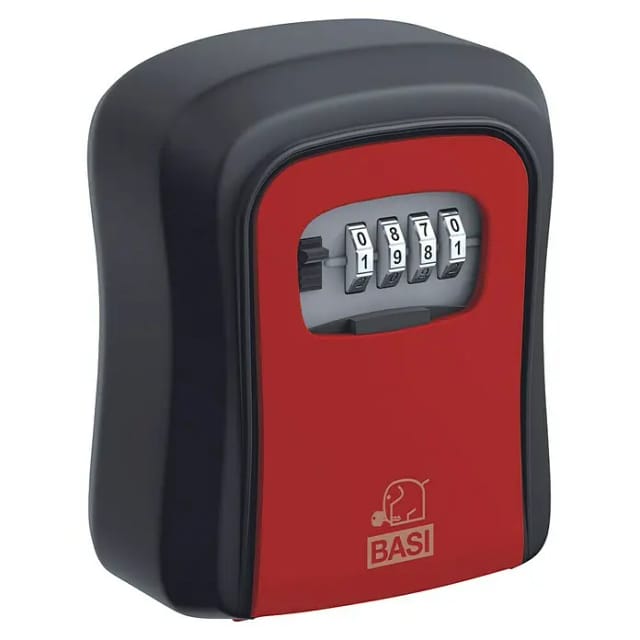 BASI Schlüsselkasten »Schlüsselsafe SSZ 200 - schwarz/rot«