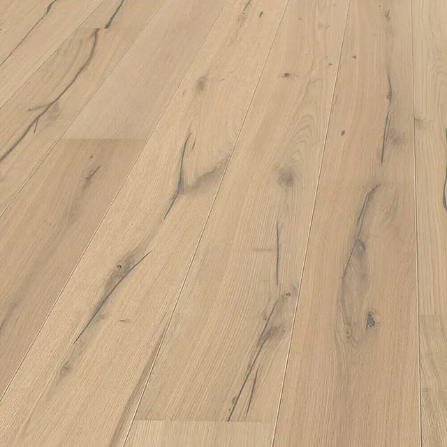 Living by HARO® Parkett, Landhausdiele 2V Eiche Nevada weiß - braun