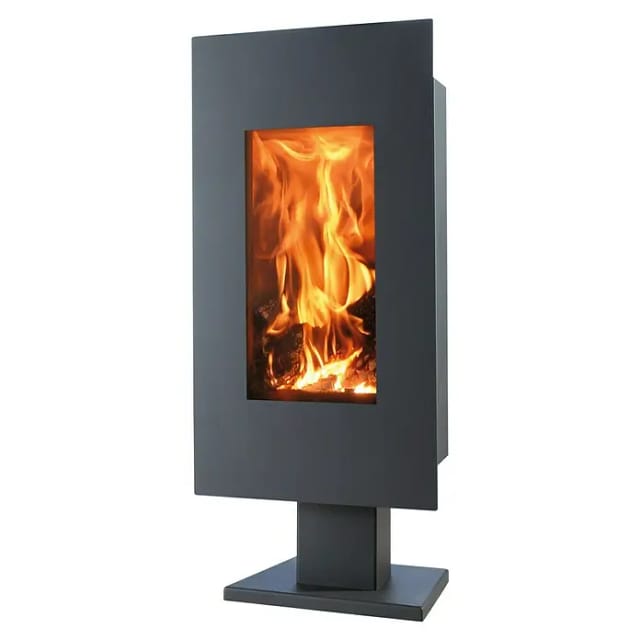 PANADERO Kaminofen »Osaka«, schwarzmetallic, Stahl, 8 kW