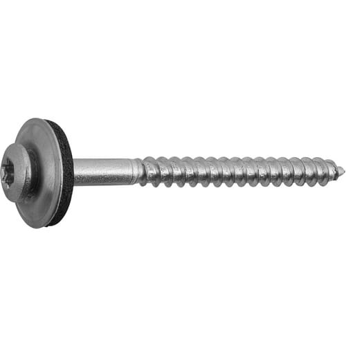 GECCO Spenglerschrauben, 4,5 mm, Edelstahl rostfrei, 200 Stk., 4,5 x 55 mm - silberfarben