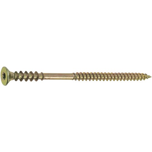 GECCO Justierschrauben, TX, 100 Stk., 6 x 110 mm - goldfarben