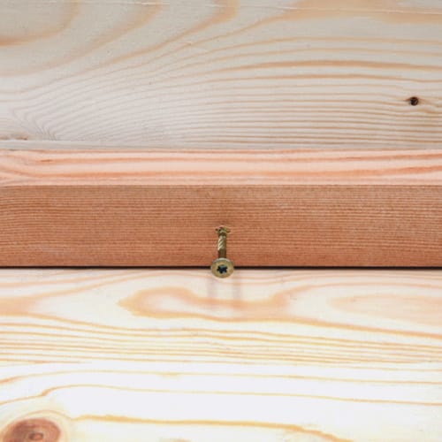 Schmid Schrauben Holzbauschraube, Rapid 2000, 6 mm, Stahl, 50 Stk., 6 x 180 mm - goldfarben
