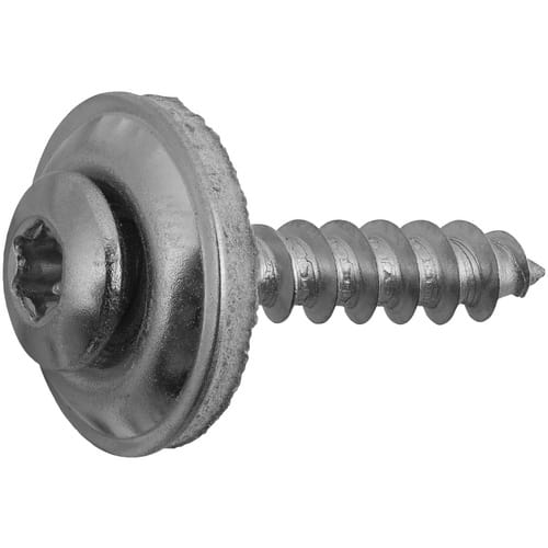 GECCO Spenglerschrauben, 4,5 mm, Edelstahl rostfrei, 200 Stk., 4,5 x 25 mm - silberfarben