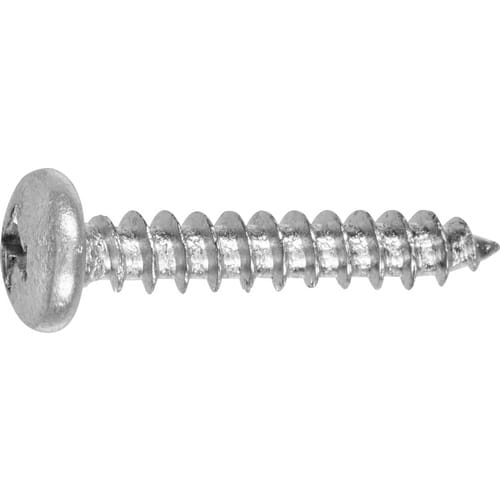 GECCO Blechschrauben, 4,8 mm, Stahl, 1000 Stk., 4,8 x 25 mm - silberfarben