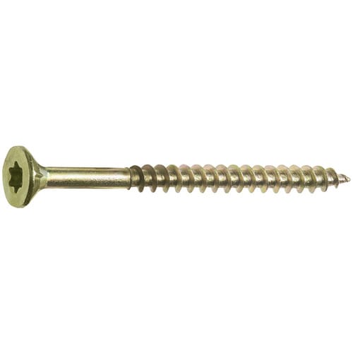 GECCO Spanplattenschrauben, TX, 1000 Stk., 3,5 x 45 mm - goldfarben