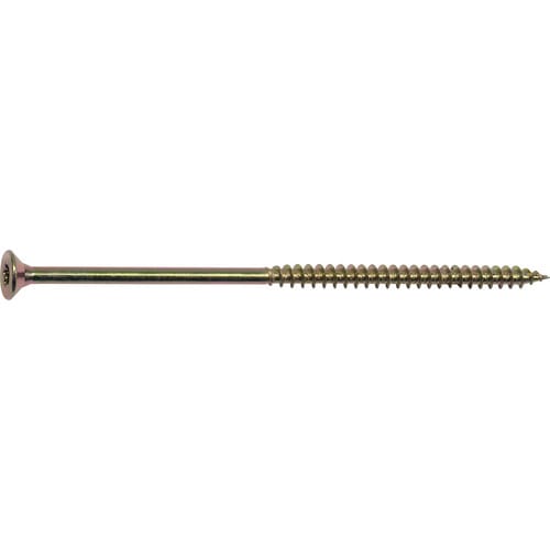 GECCO Spanplattenschrauben, TX, 125 Stk., 6 x 140 mm - goldfarben
