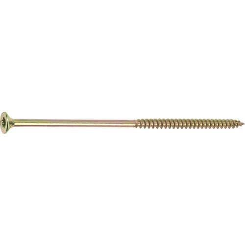 GECCO Spanplattenschrauben, TX, 100 Stk., 6 x 150 mm - goldfarben