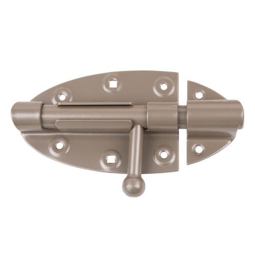 GAH ALBERTS Bolzenriegel, aus Stahl, 72 mm Breite, perlbeige