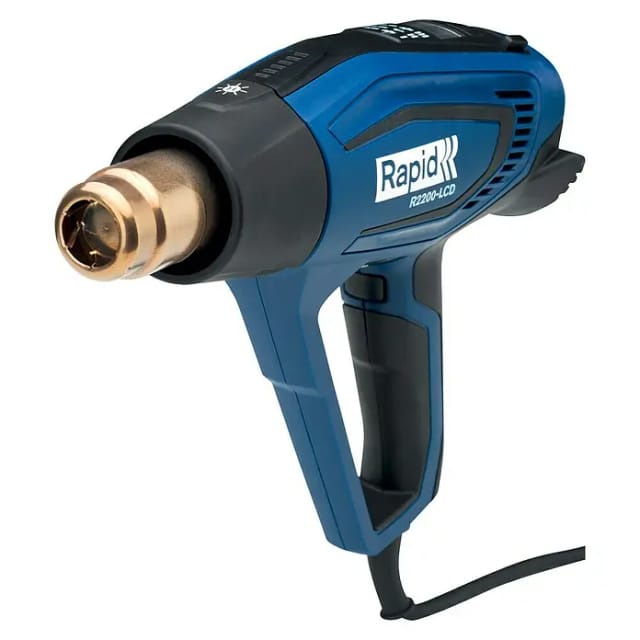 RAPID Heißluftgebläse »R2200-LCD«, 2200 W, 61 Temperaturstufen - blau