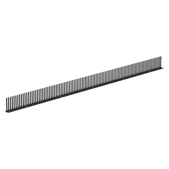 SAREI Traufenkamm, Kunststoff, Länge: 550 mm, braun