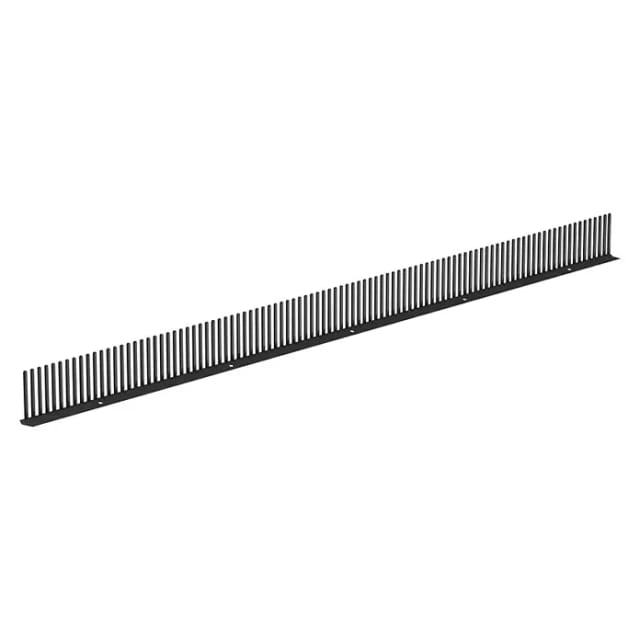 SAREI Traufenkamm, Kunststoff, Länge: 550 mm, braun