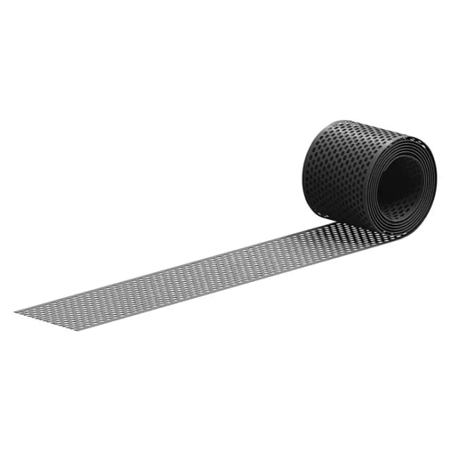 SAREI Vogelschutz Lüftungsgitter, Kunststoff (PVC), Länge: 500 mm, schwarz